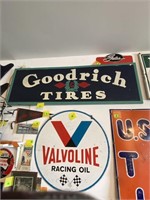 31” Framed Goodrich tires sign