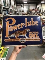 METAL POWER LUBE SIGN