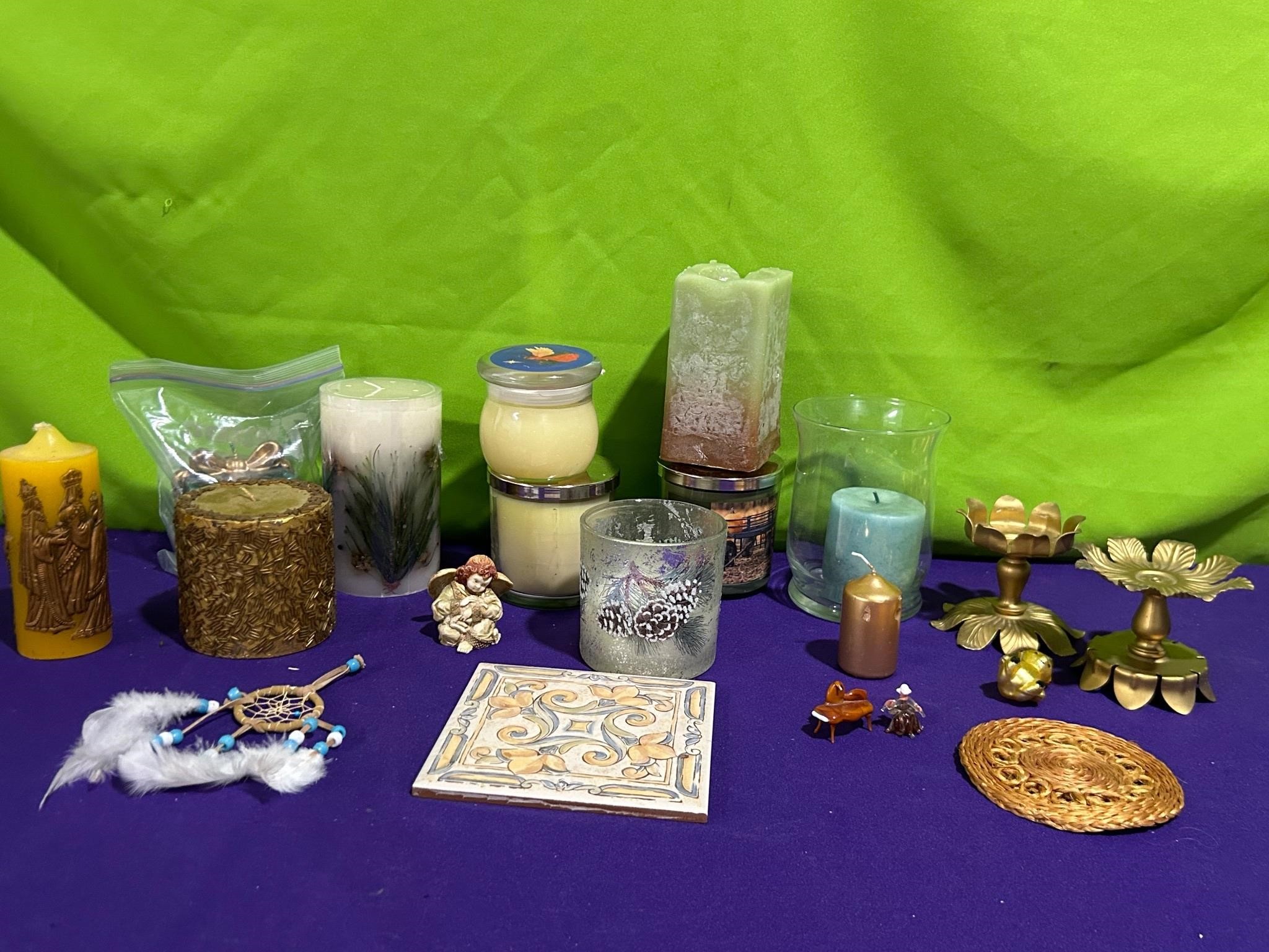 Assortment of Candles, Some New