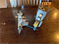 TOY MOTORCYCLE AND DECORATIVE MOTORCYCLE