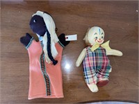 Vintage Hand Made Hand Puppet & Clown
