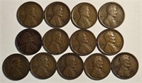 Semi-Key 1914-S & 1915-S Lincoln Wheat Cents
