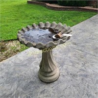 CONCRETE BIRD BATH