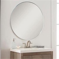 Round Bathroom Mirror 42"
