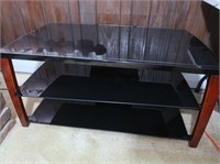 TV Stand Glass & metal 40Wx21Hx19.5"D