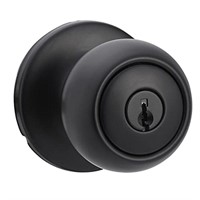 Amazon Basics Exterior Door Knob With Lock,