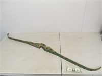 Vintage Saxon Camo Painted Archery Bow