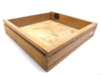 Wood inlay drawer / tray