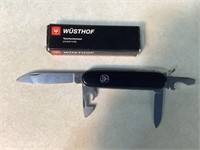 New WUSTHOF 4 Blade Knife, 6 1/4in Open