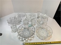 Lot of Misc Glass & Crystal