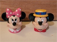 DISNEY Mickey & Minnie Salt / Pepper Shakers