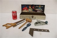 Vintage Handy Andy Blue Diamond Tool Kit