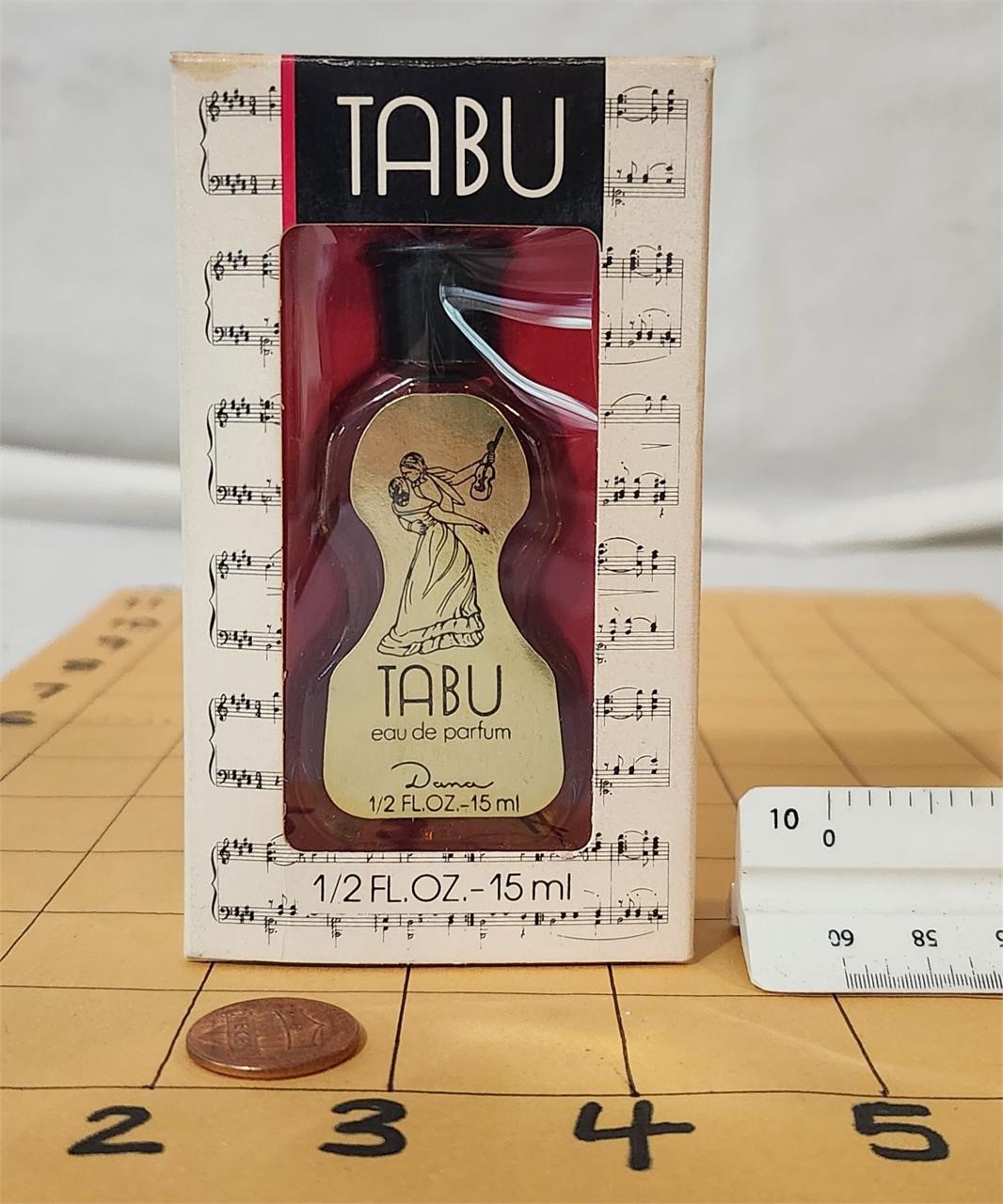 Vintage Tabu Dana eau de parfum .5oz NEW NIB