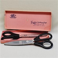 2 Vintage Griffon Cutlery Tru-Pink Pinking Shears