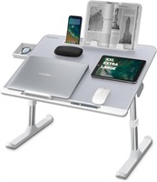 NEARPOW XXL Laptop Desk for Bed  Gray