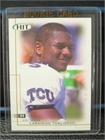 2001 SAGE HIT LADAINIAN TOMLINSON ROOKIE CARD