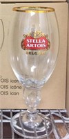 Dz. New Stella Artois Beer Glasses - In Box