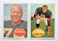 1960 Topps Doug Atkins #20 & Dave Hanner #59