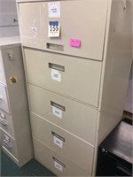 5 drawers horizontal file cabinet