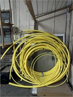Lot of Yellow Gas Line Tubing Piping