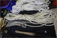 Danforth Anchor 4' chain & 250' 3/8" nylon rope