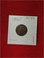1867 Indian Head Cent