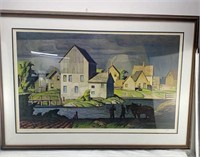 32x48in AJ Casson Approved, numbered & signed