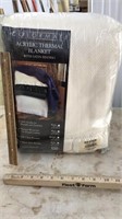 Sears King size thermal blanket, new in bag