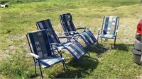 4 lawn chairs