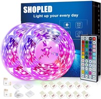 AS IS SHOPLED LED Strip Lights 32.8ft Flexible