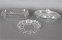 Vintage Glass Casserole & Pie Baking Ware