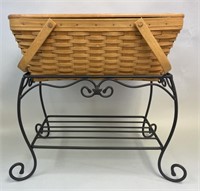 Longaberger Wrought Iron Hostess Treasure Stand