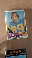 1975 Topps #312 Fred Dryer Rams