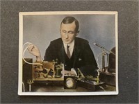 Telegraph, MARCONI Antique Tobacco Card (1934)