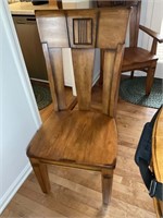 Pair of fine dining chairs (no arms)