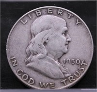 1950 FRANKLIN HALF DOLLAR