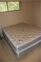 Mattress And Box Springs With Frame