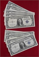 10 - Better Condition Silver Certificates