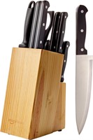 Amazon Basics 14-Piece Knife Set with Block