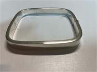 STERLING SILVER SQUARE BANGLE