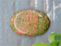 UNAKITE CABOCHON ROCK STONE LAPIDARY SPECIMEN