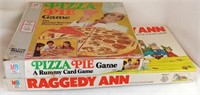 (2) Vintage Board Games - Pizza Pie the yummy