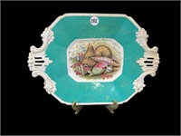Antique Hand painted  Sea Shell Dish