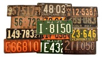 1927 License Plates