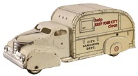 Marx City Sanitation Lithographed Tin Toy Truck