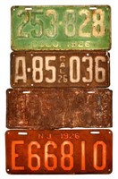 1926 License Plates