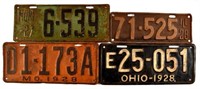 1928 License Plates