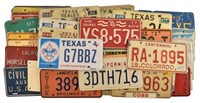 Large Collection of 1970-1980's License Plates