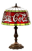 Coca-Cola Stained Lamp