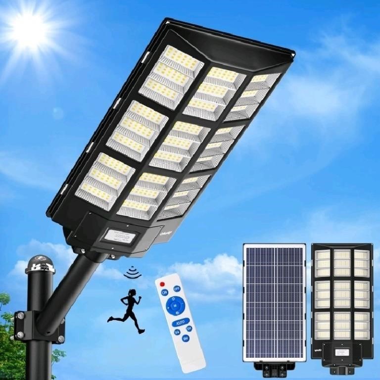 New 3500W Solar Street Lights Outdoor, 330000LM Co